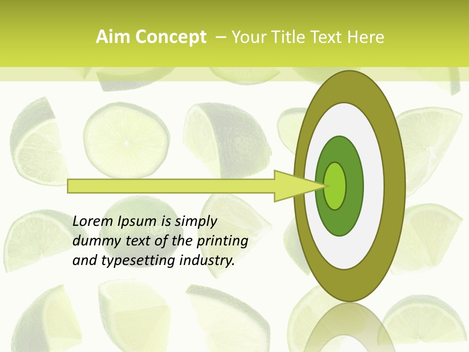 Drink Cold Lemon PowerPoint Template