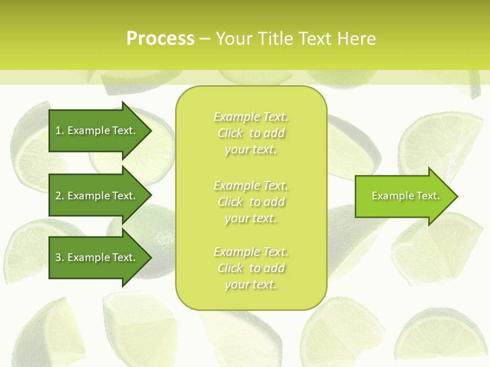Drink Cold Lemon PowerPoint Template