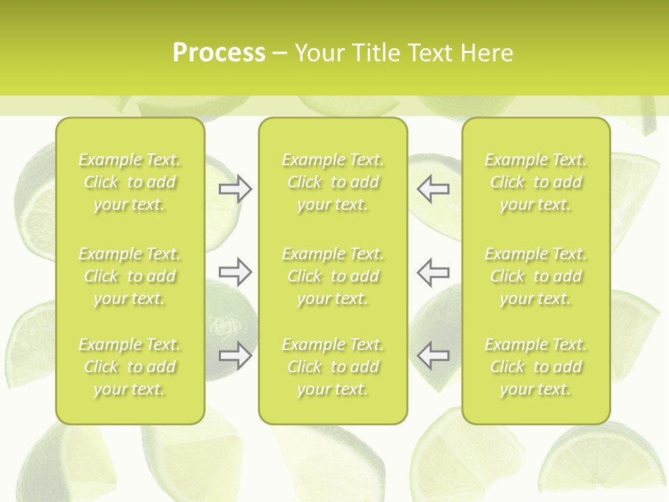 Drink Cold Lemon PowerPoint Template