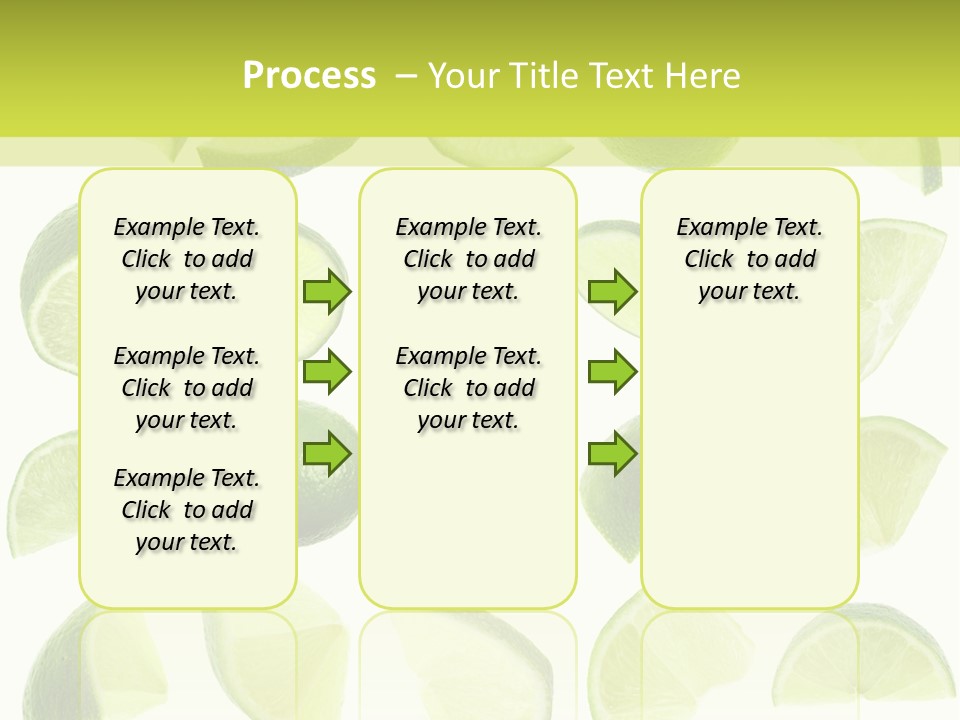 Drink Cold Lemon PowerPoint Template