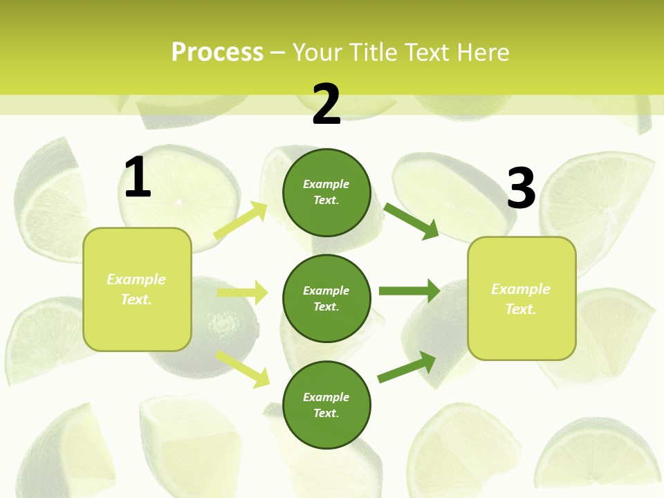 Drink Cold Lemon PowerPoint Template