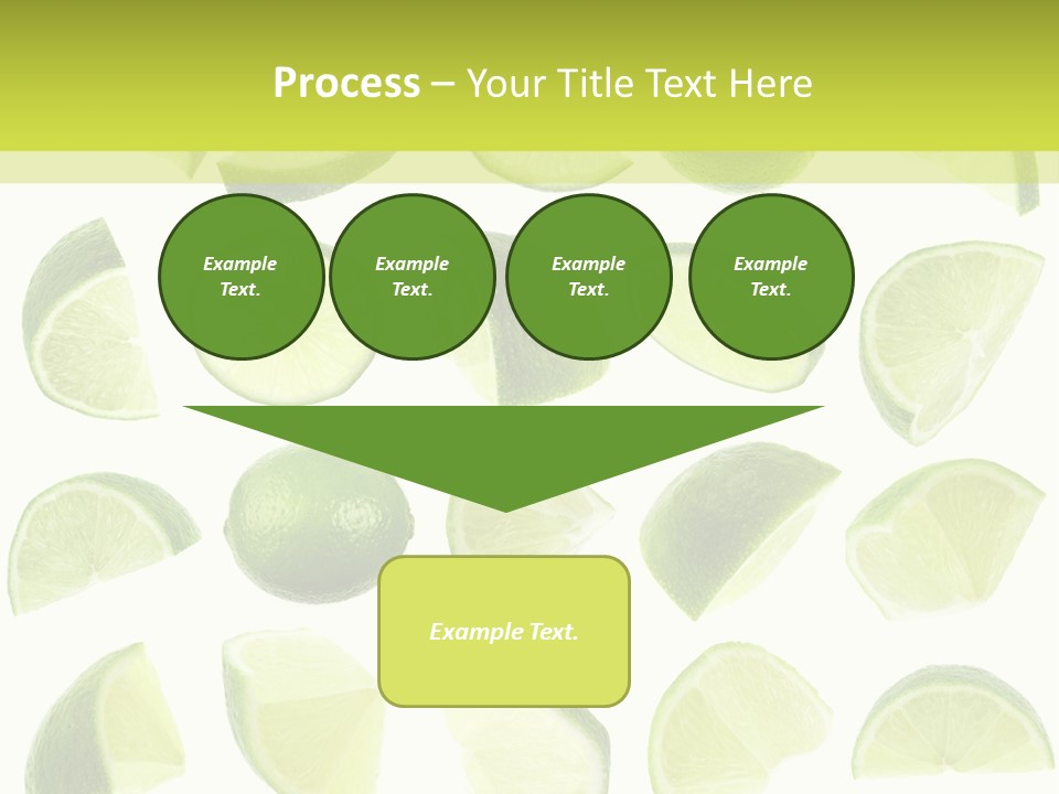 Drink Cold Lemon PowerPoint Template