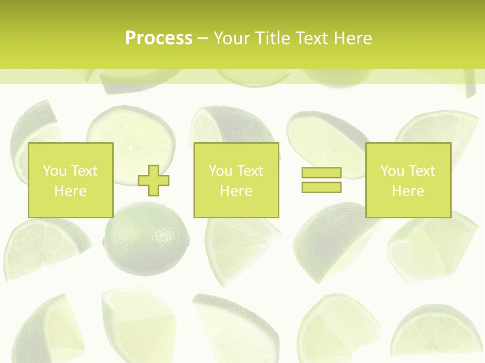 Drink Cold Lemon PowerPoint Template