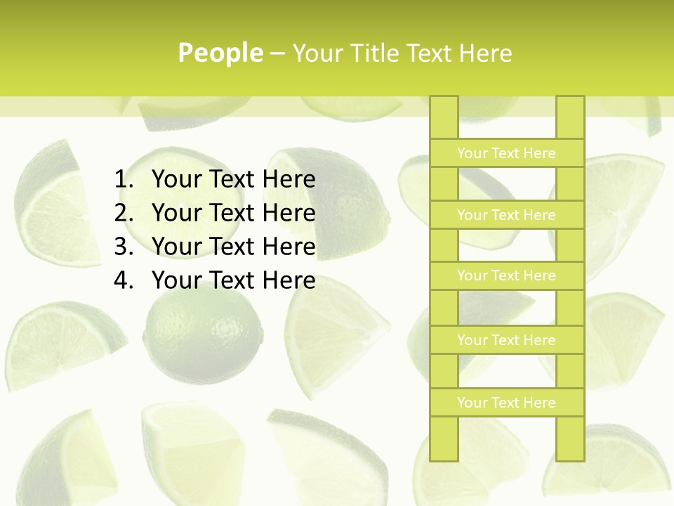 Drink Cold Lemon PowerPoint Template