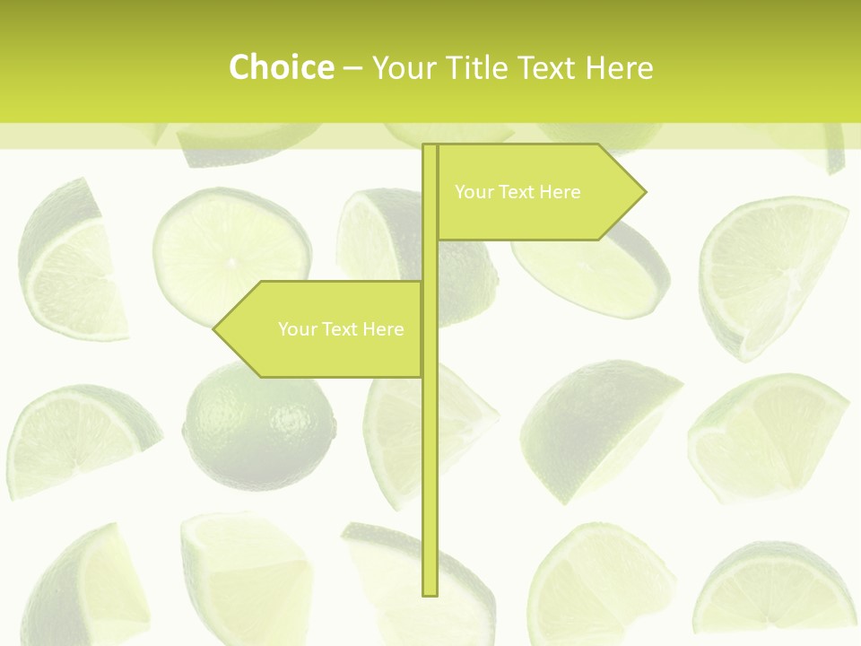 Drink Cold Lemon PowerPoint Template