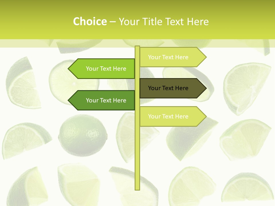 Drink Cold Lemon PowerPoint Template