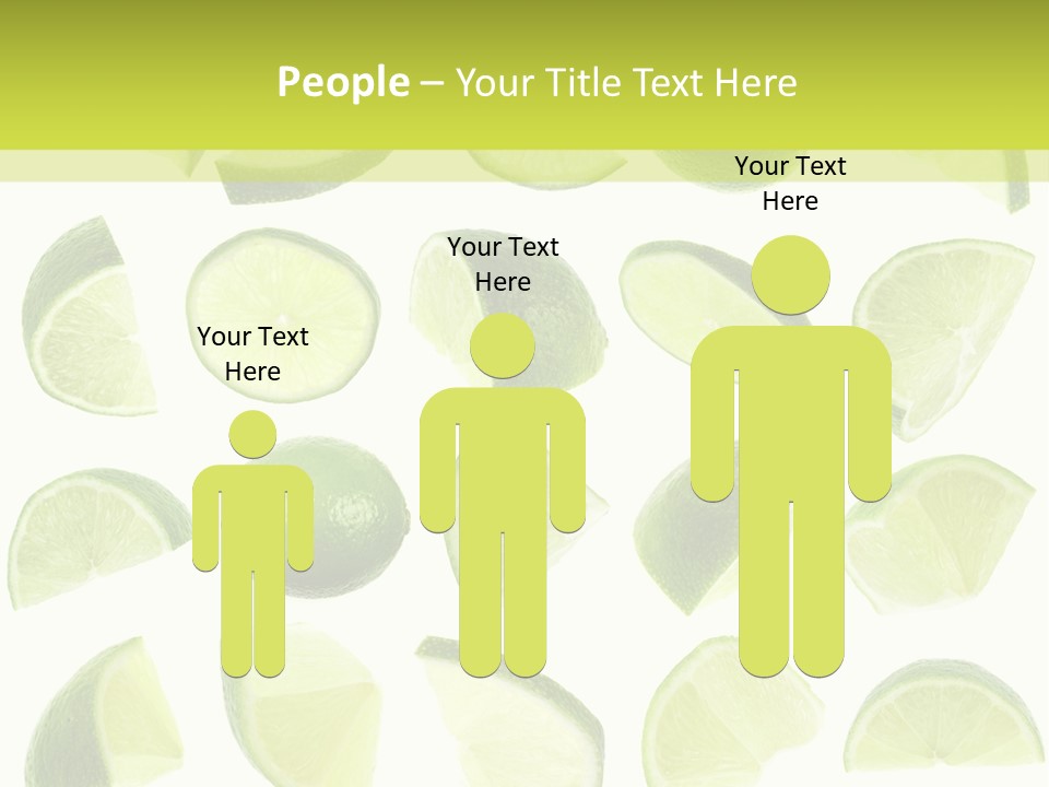 Drink Cold Lemon PowerPoint Template