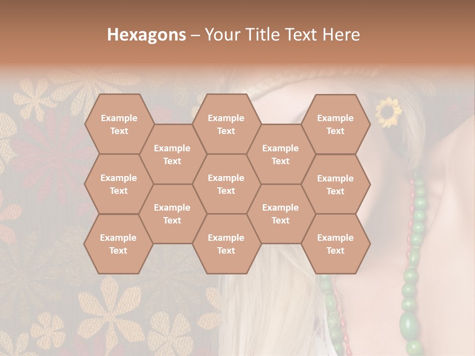 Hippie Woman PowerPoint Template