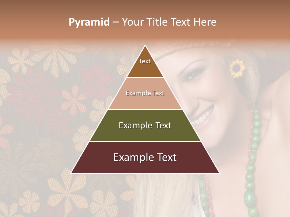 Hippie Woman PowerPoint Template