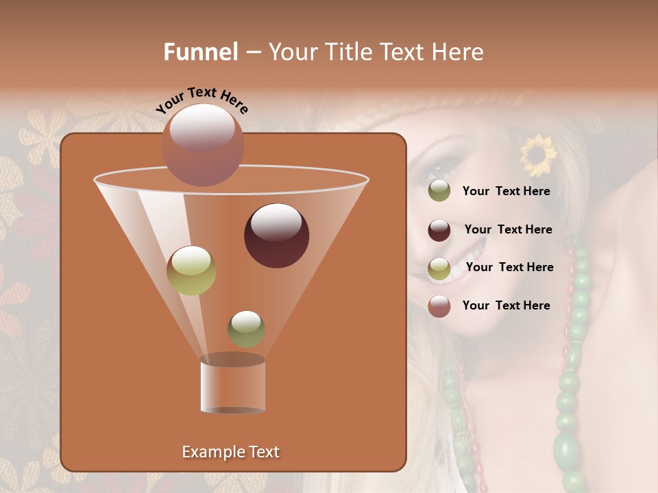 Hippie Woman PowerPoint Template