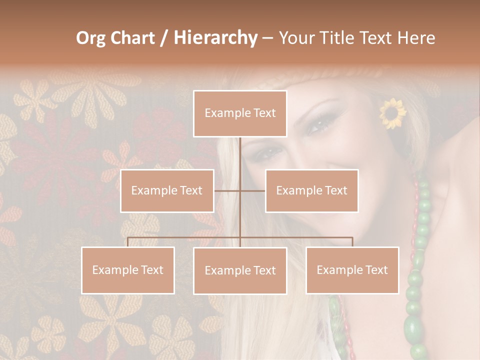 Hippie Woman PowerPoint Template