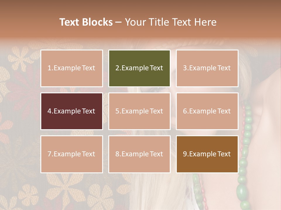 Hippie Woman PowerPoint Template