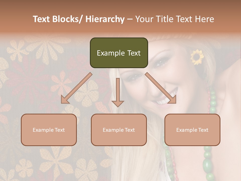 Hippie Woman PowerPoint Template