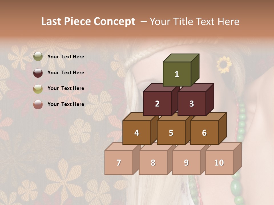 Hippie Woman PowerPoint Template