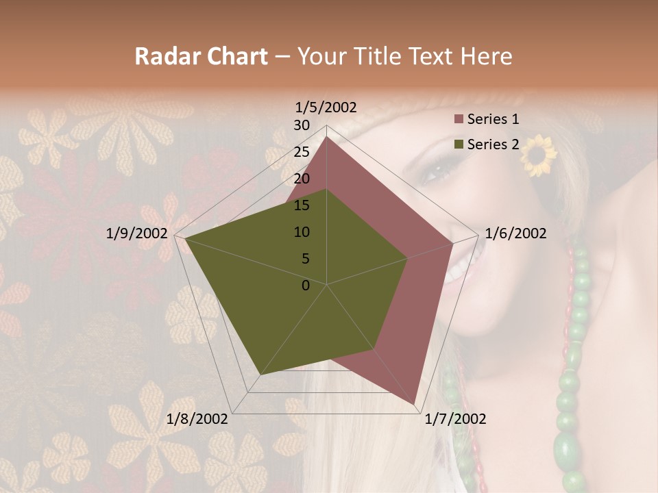 Hippie Woman PowerPoint Template