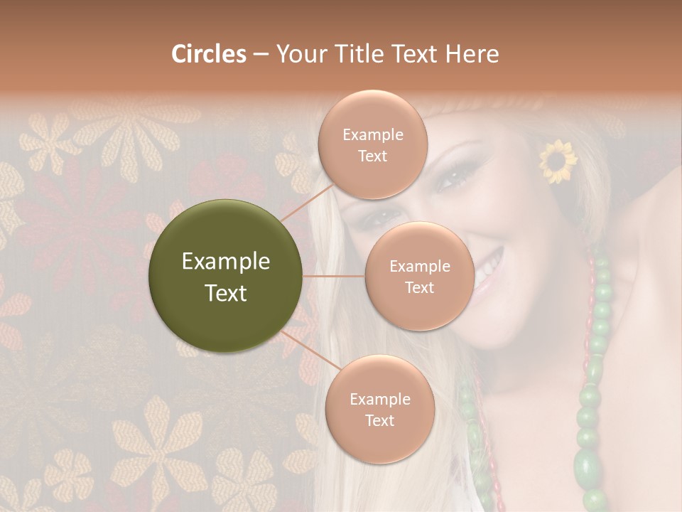 Hippie Woman PowerPoint Template