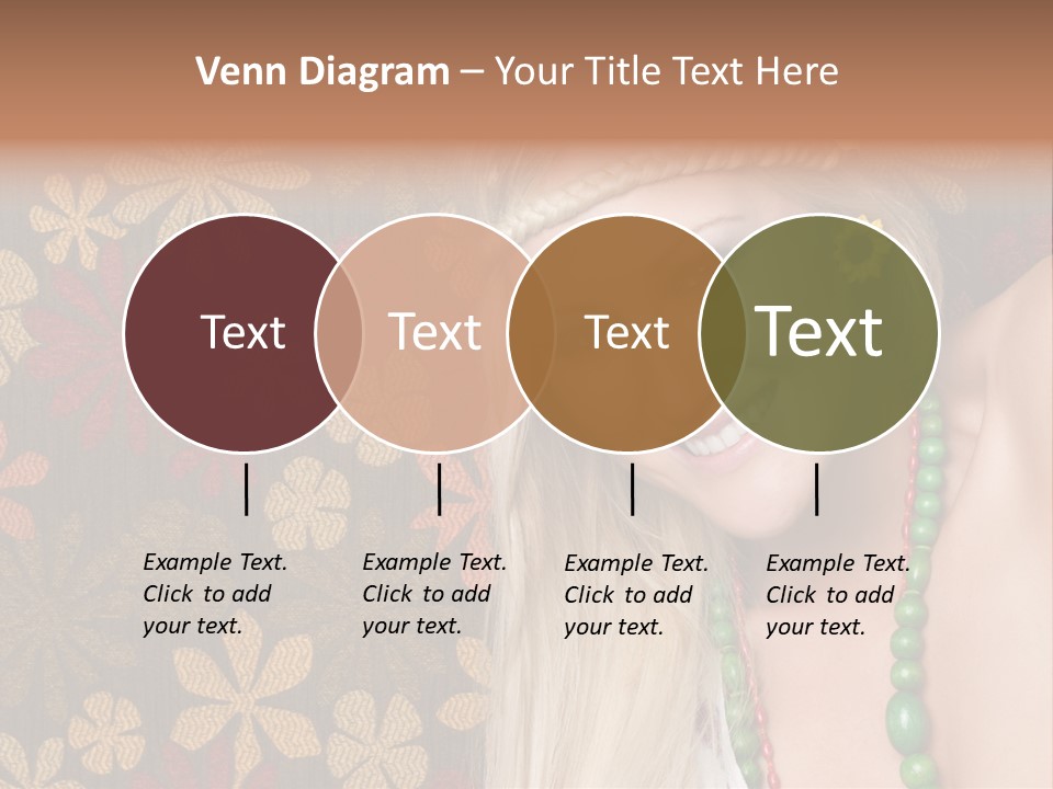 Hippie Woman PowerPoint Template