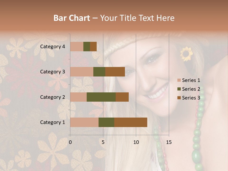 Hippie Woman PowerPoint Template