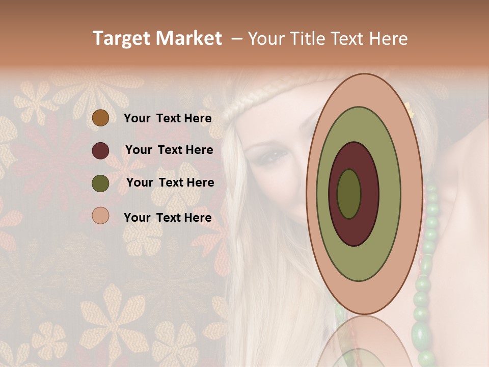 Hippie Woman PowerPoint Template