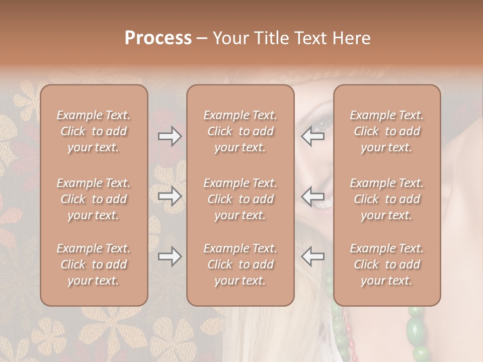 Hippie Woman PowerPoint Template