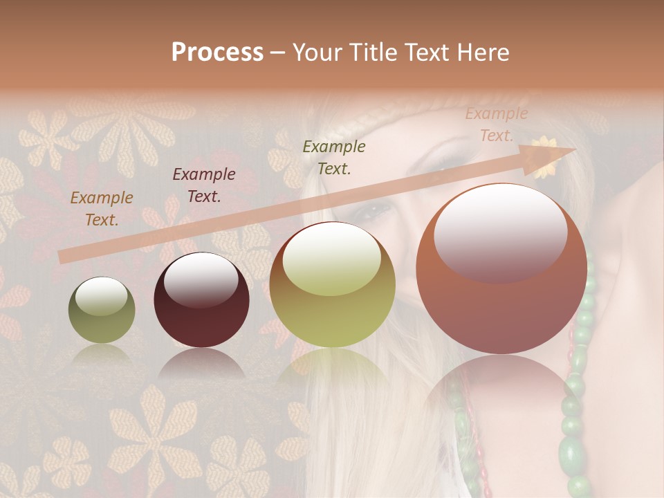 Hippie Woman PowerPoint Template