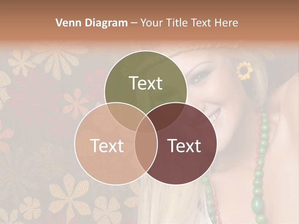 Hippie Woman PowerPoint Template