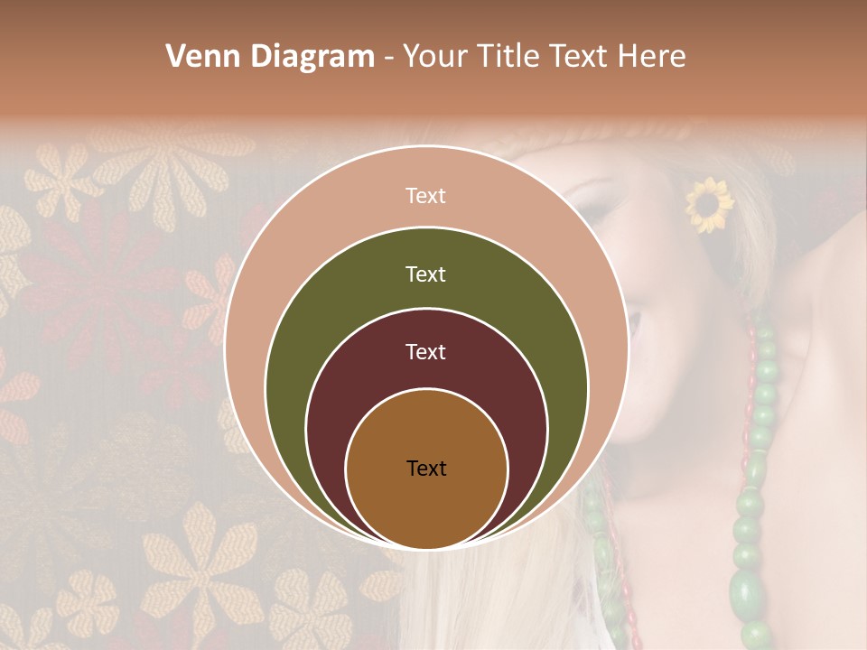 Hippie Woman PowerPoint Template