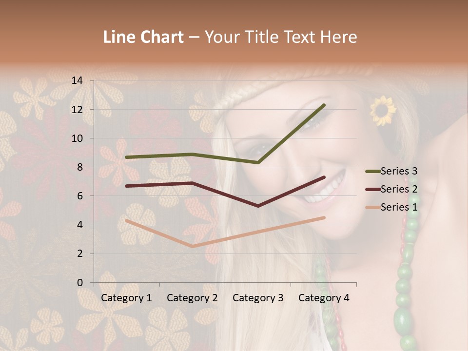 Hippie Woman PowerPoint Template