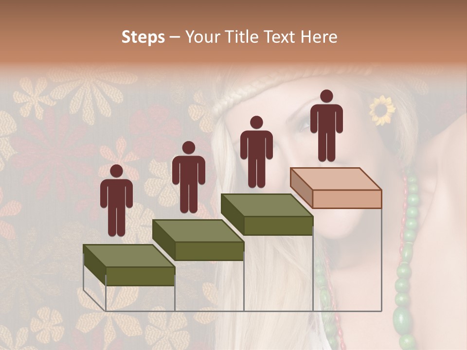 Hippie Woman PowerPoint Template