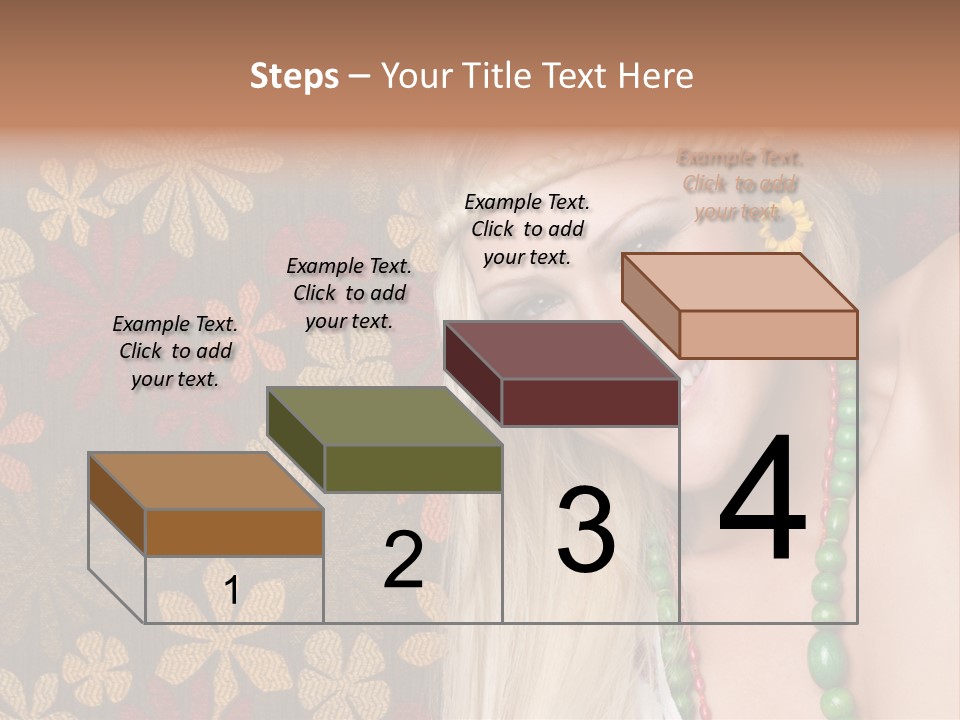 Hippie Woman PowerPoint Template