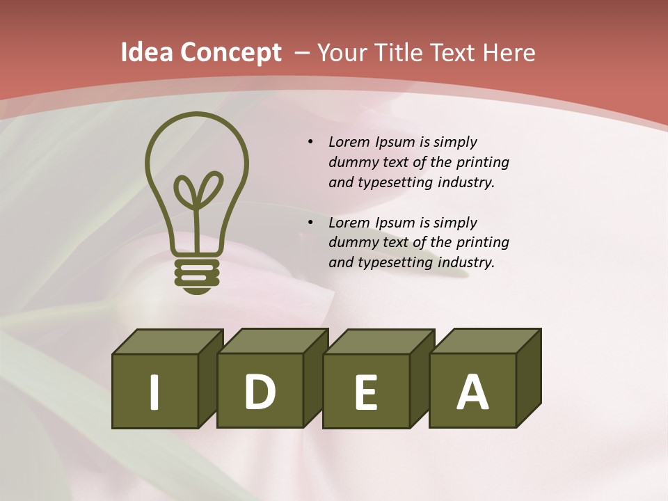 Tulip Wallpapers For Desktop PowerPoint Template