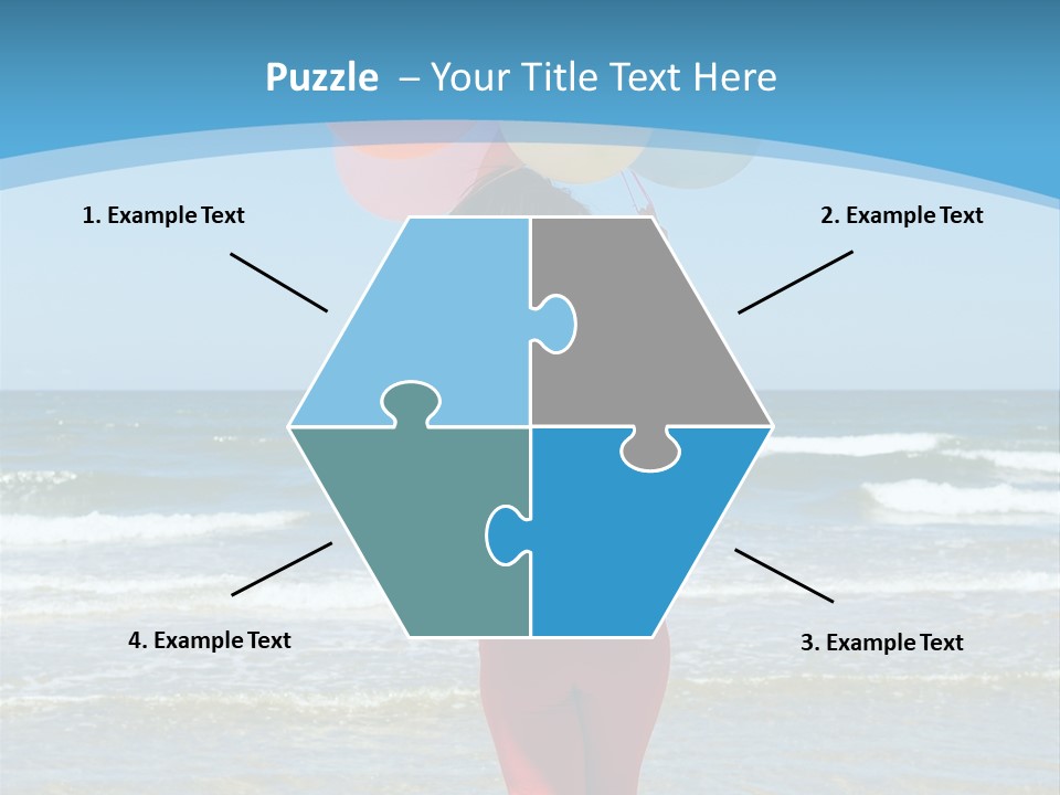 Energy Jump Sky PowerPoint Template