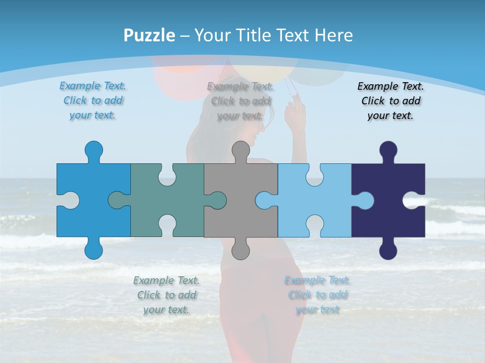 Energy Jump Sky PowerPoint Template