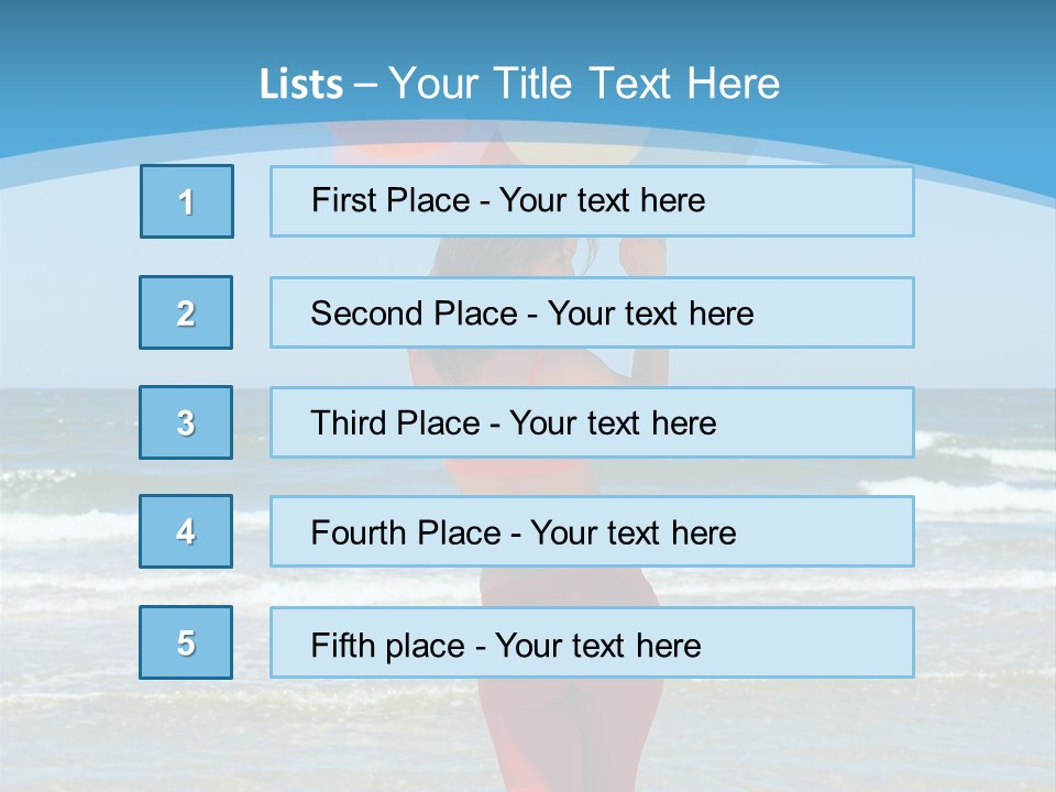 Energy Jump Sky PowerPoint Template