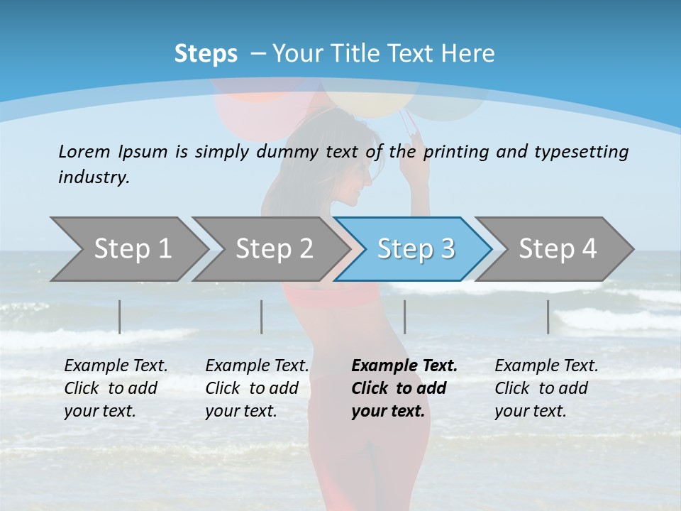 Energy Jump Sky PowerPoint Template