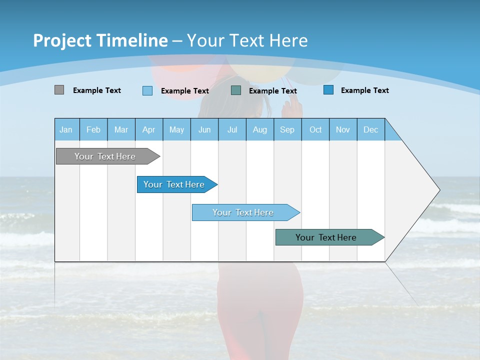 Energy Jump Sky PowerPoint Template