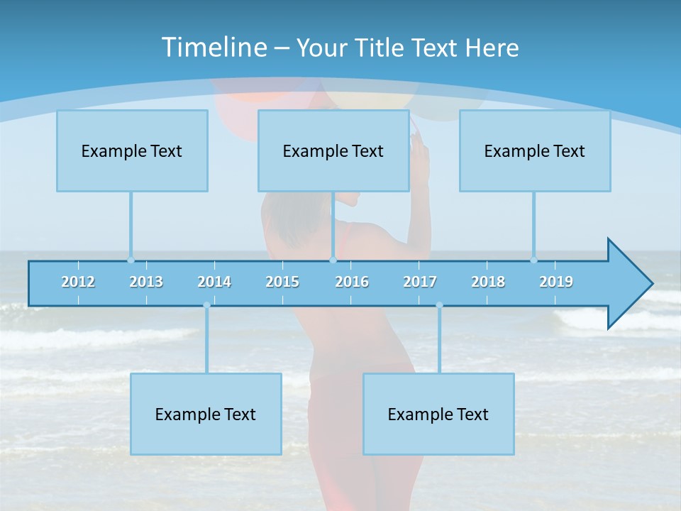 Energy Jump Sky PowerPoint Template