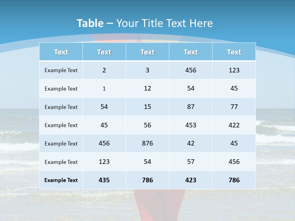 Energy Jump Sky PowerPoint Template