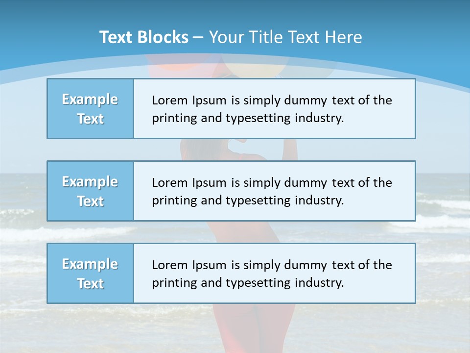 Energy Jump Sky PowerPoint Template