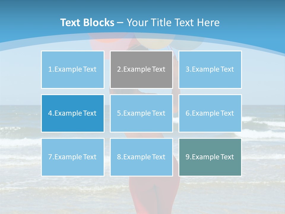 Energy Jump Sky PowerPoint Template