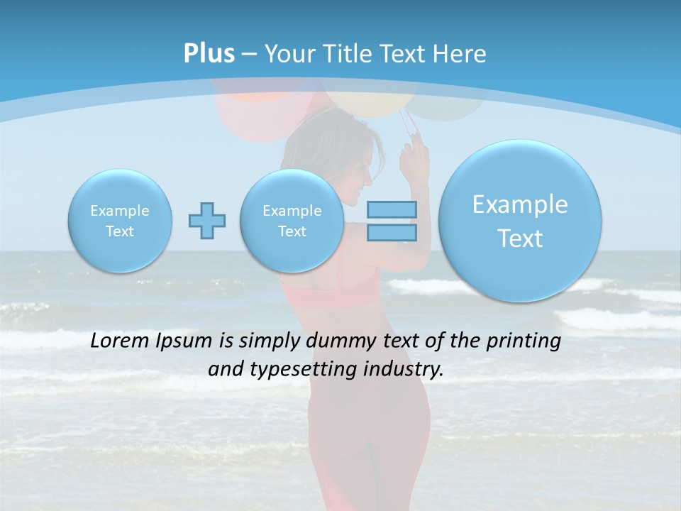 Energy Jump Sky PowerPoint Template