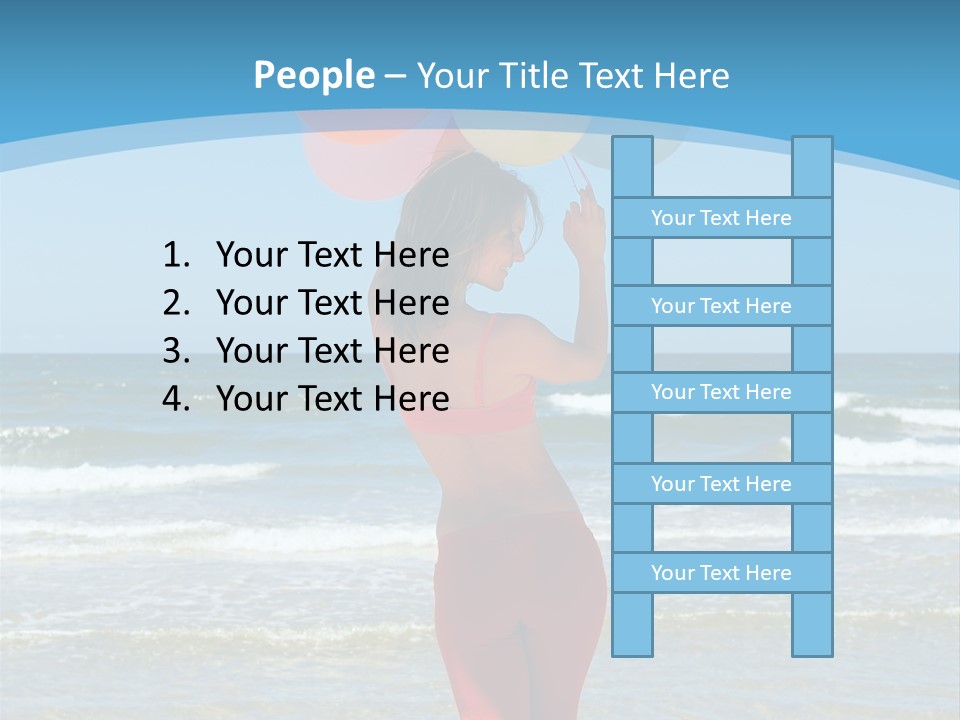 Energy Jump Sky PowerPoint Template