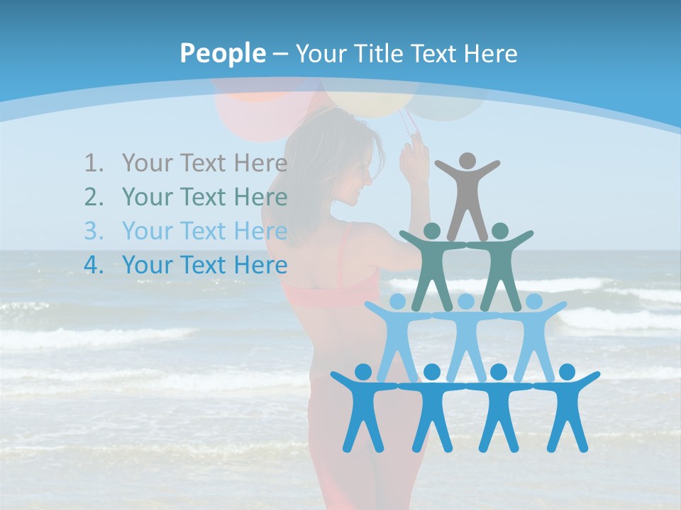 Energy Jump Sky PowerPoint Template