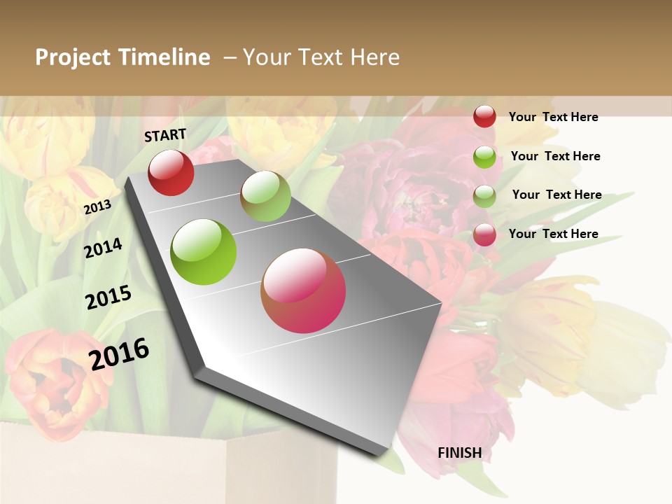 Tulip Flowers PowerPoint Template