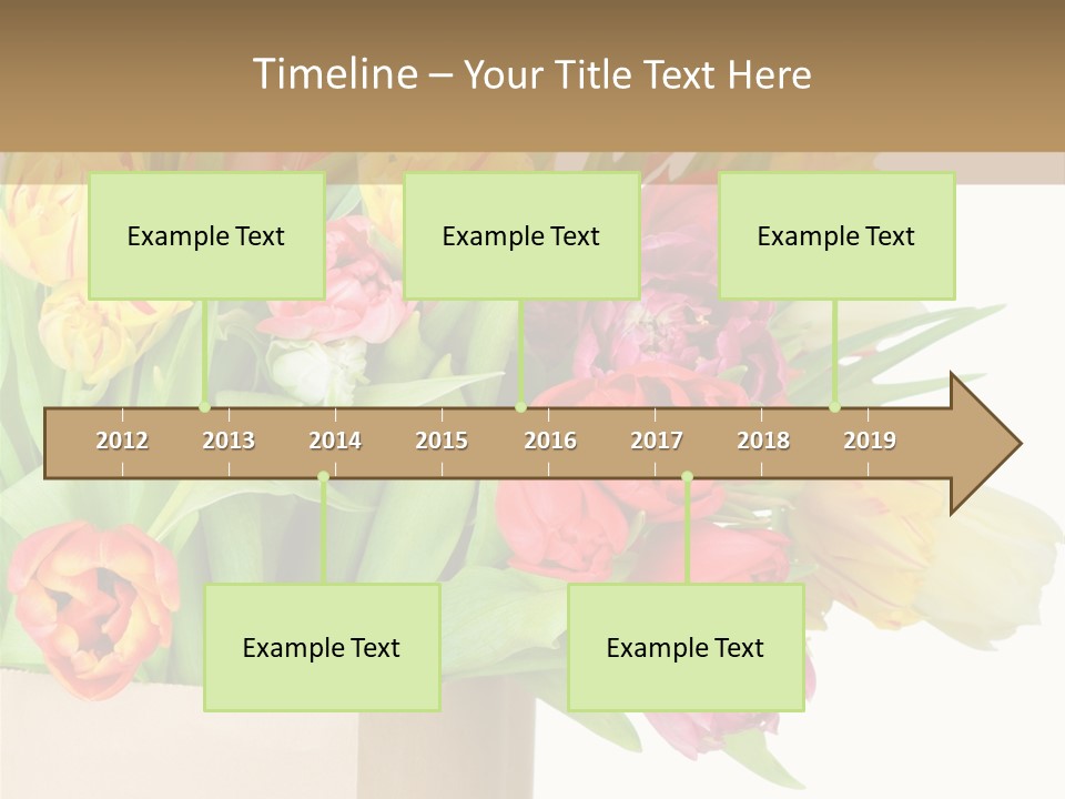 Tulip Flowers PowerPoint Template