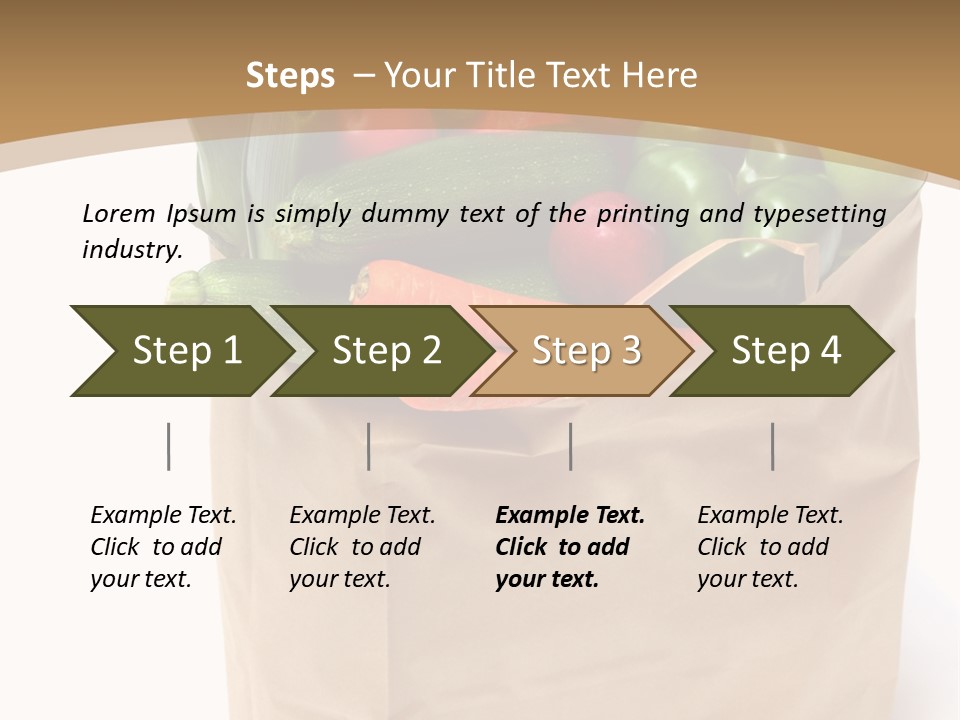 Frutta E Verdura Biologica PowerPoint Template