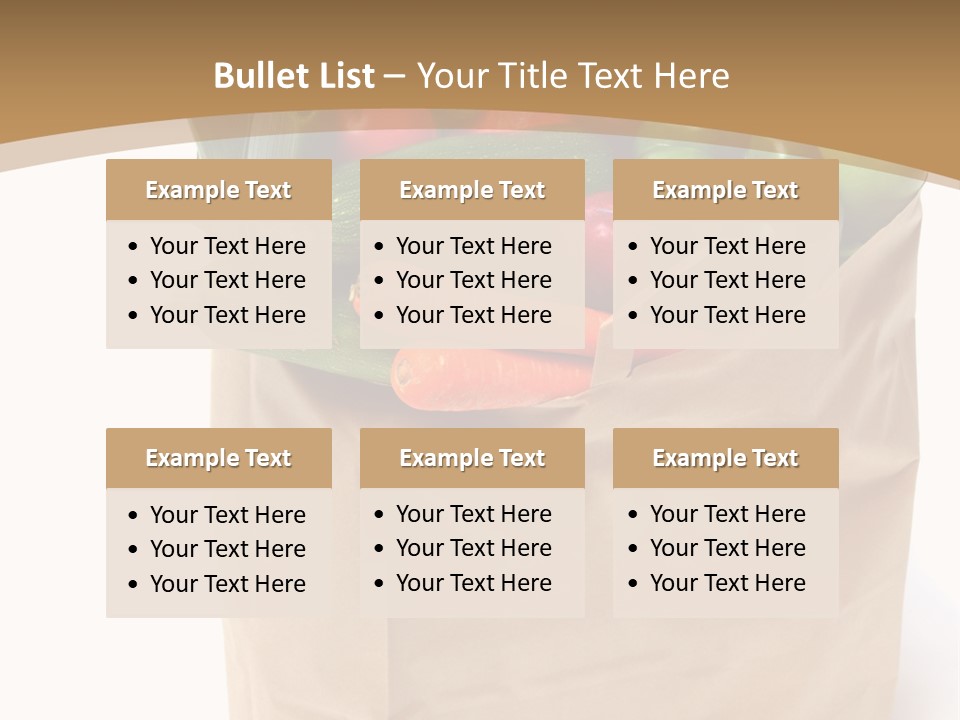 Frutta E Verdura Biologica PowerPoint Template