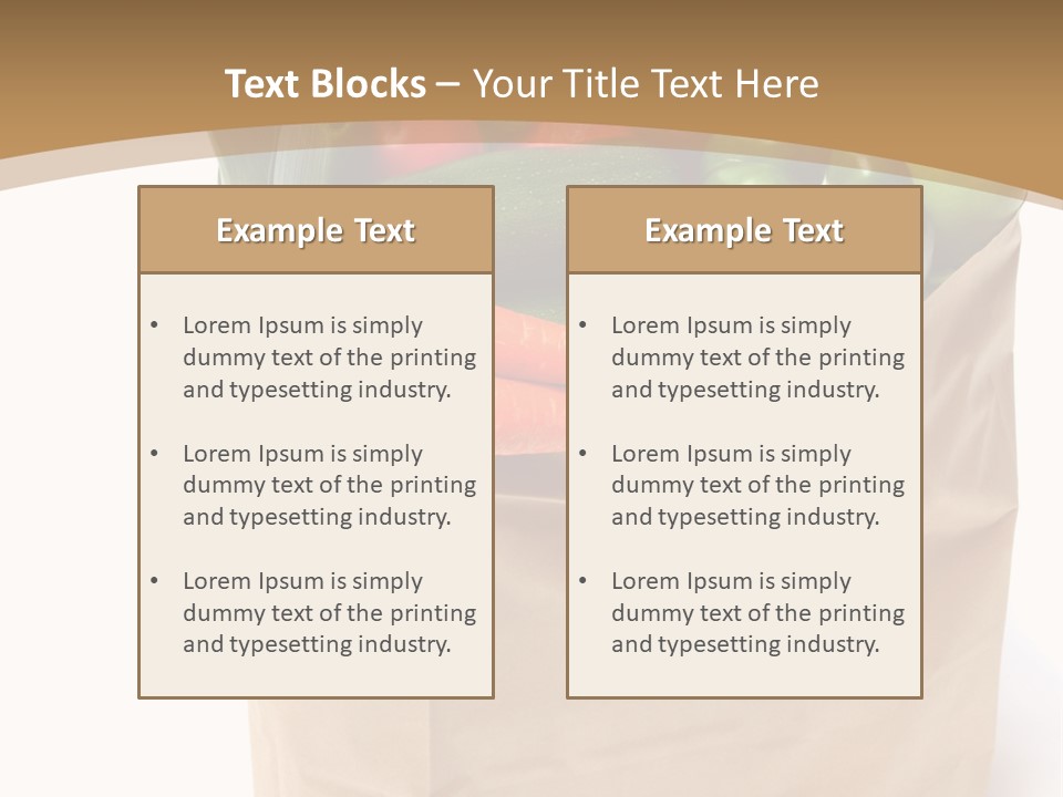 Frutta E Verdura Biologica PowerPoint Template