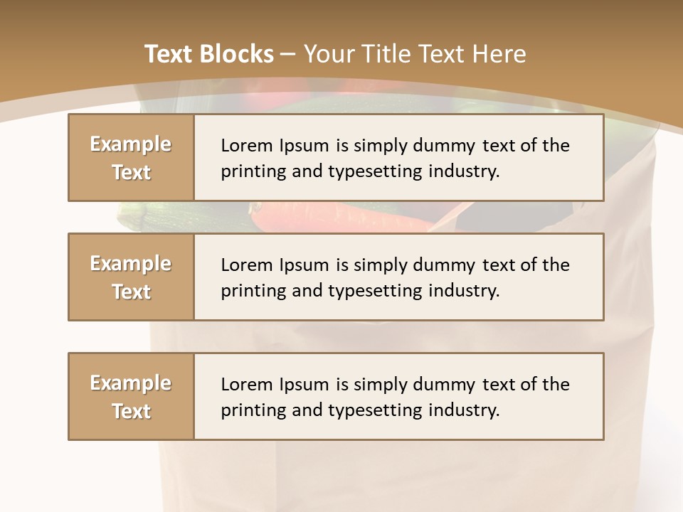 Frutta E Verdura Biologica PowerPoint Template