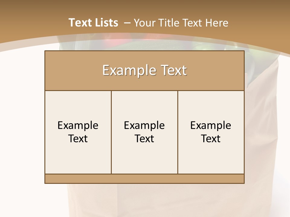 Frutta E Verdura Biologica PowerPoint Template